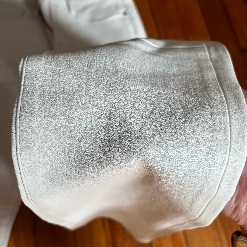 Frame White Leather Pants - image 4